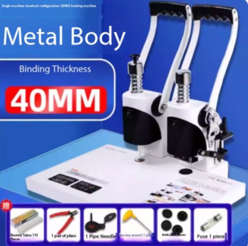 Voucher Binding Machine File Punching and Binding Machine Fully Automatic Hot