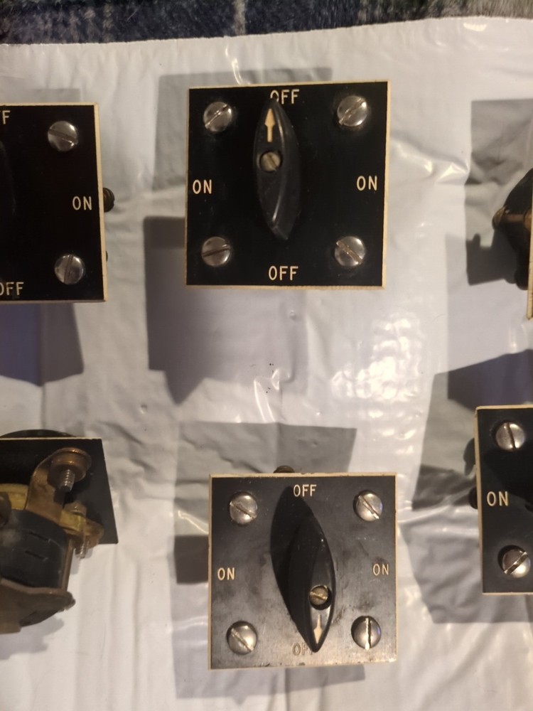 1x LAB Panel DRUM ROTARY ON/OFF SWITCH 120V ?? SEE PICS