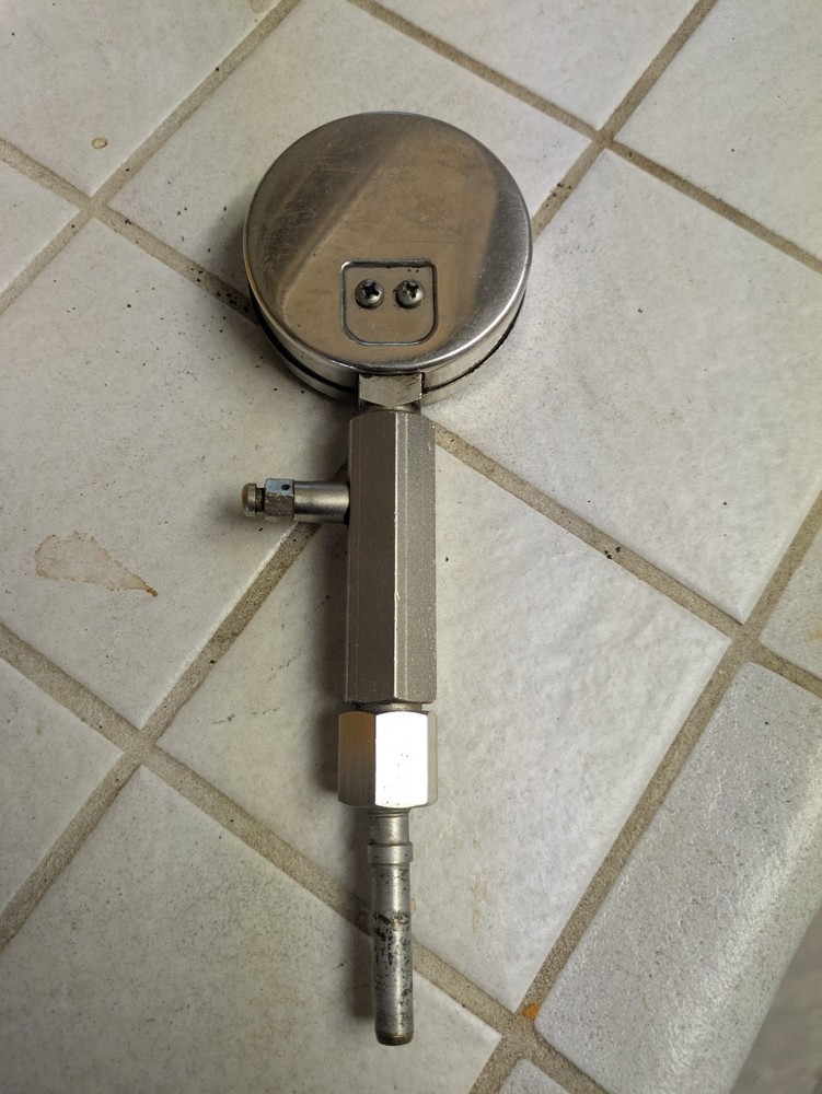 Vintage Snap On Compression Test Gauge