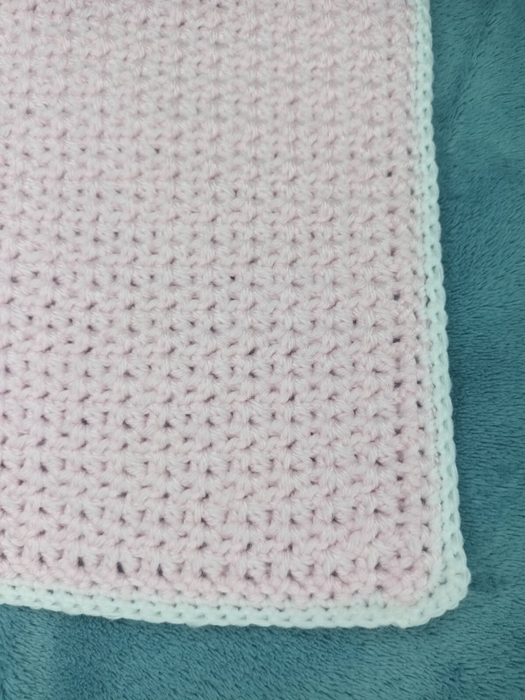 hand made crochet baby blankets Pink