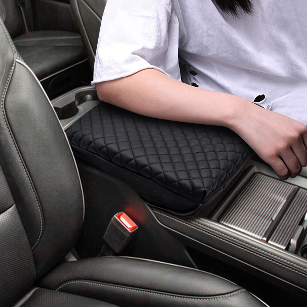 For 2019-2024 RAM 1500 Console Armrest Leather Cover Cushion Pad Protector
