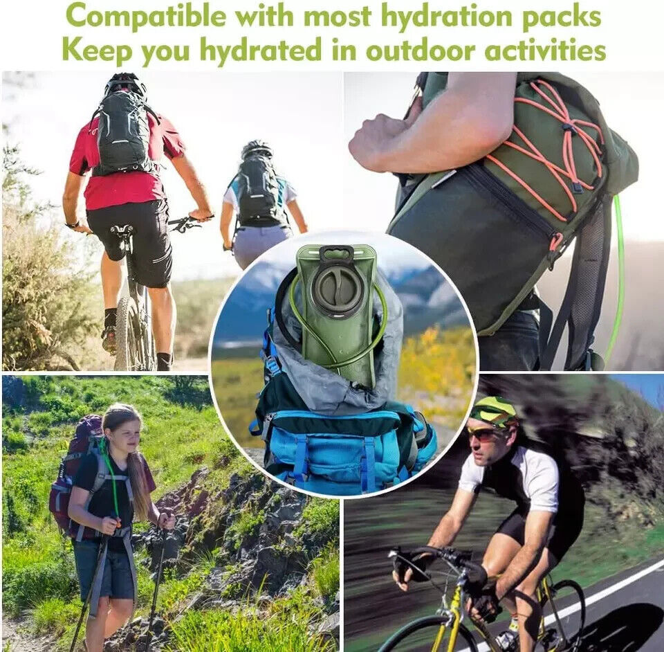 2L Hydration Bladder Water Pack Reservoir Camel Back Replacement Running Hiking