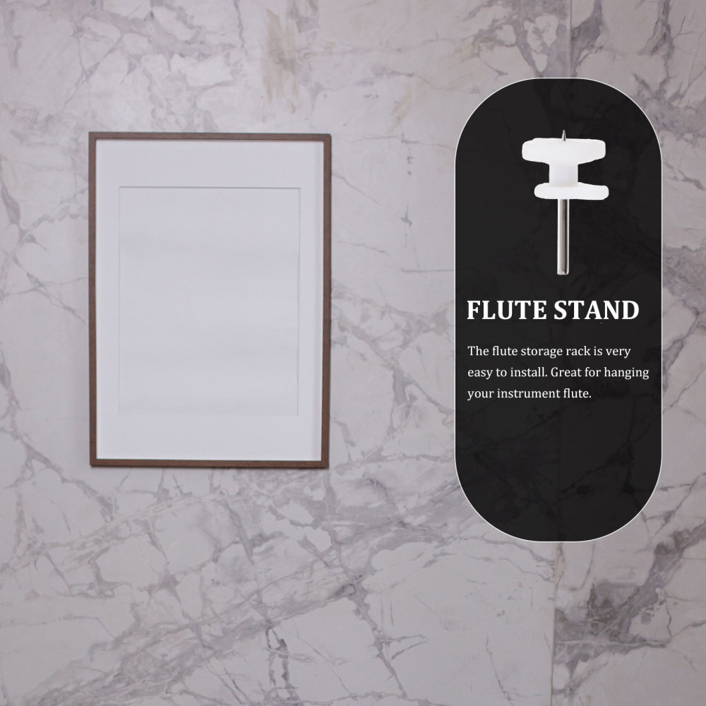 50PCS White Photo Frame Holders Frame Hanging Hooks Frame Hangers Nails