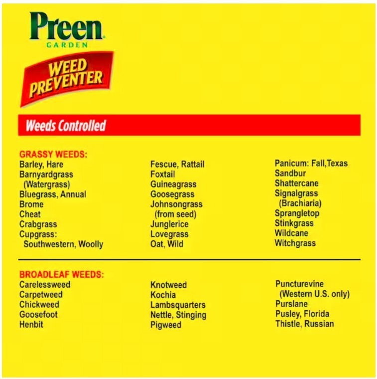 Preen Garden Weed Preventer, 31.3 lbs.