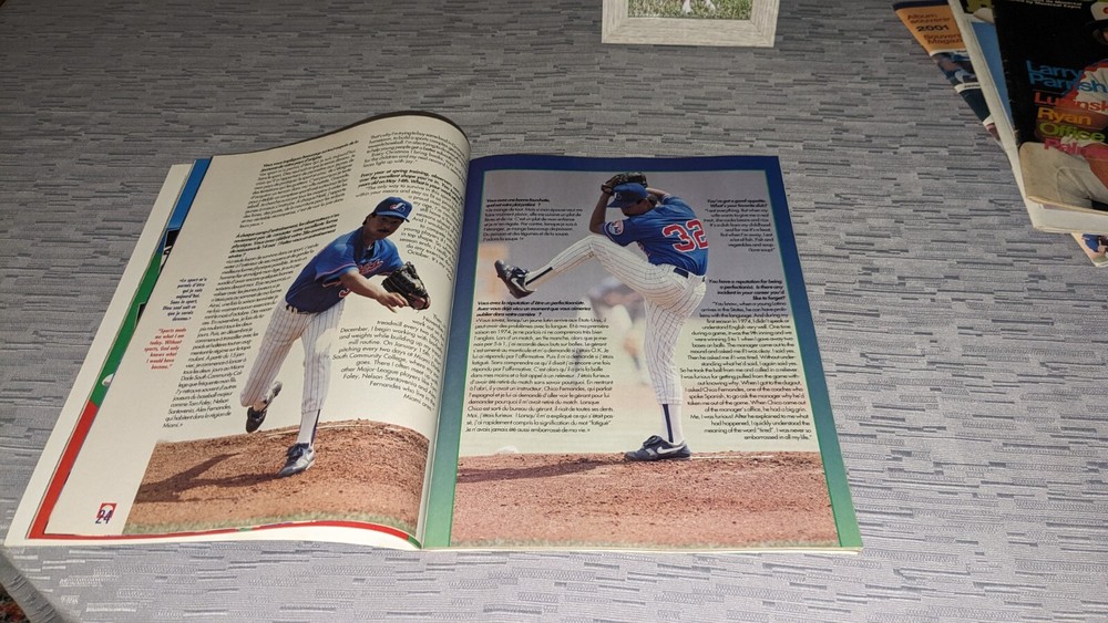 1993 Montreal Expos Baseball Program/Magazine EH