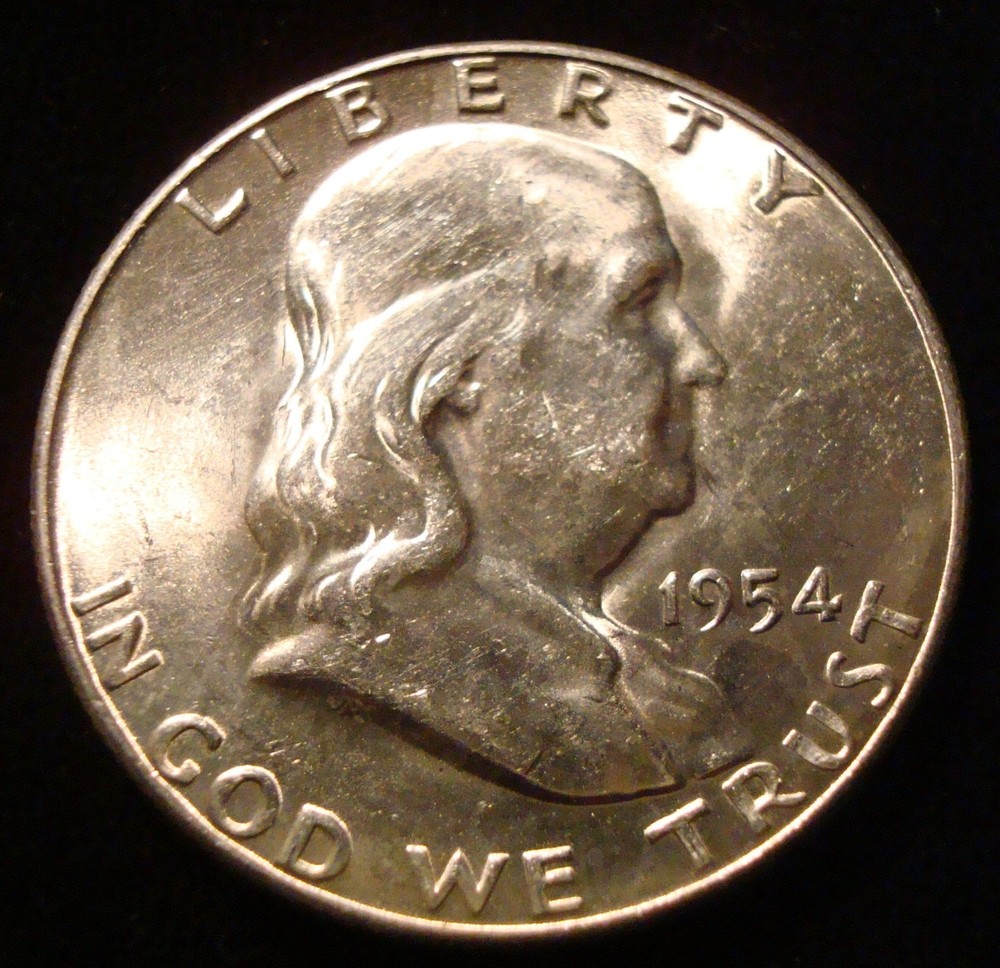 1954-S FRANKLIN HALF DOLLAR
