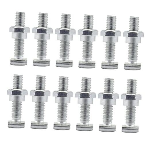 Replacement Battery Terminal Bolt and Shoulder Nut Set M8 Thread, M8 M8 x 35mm