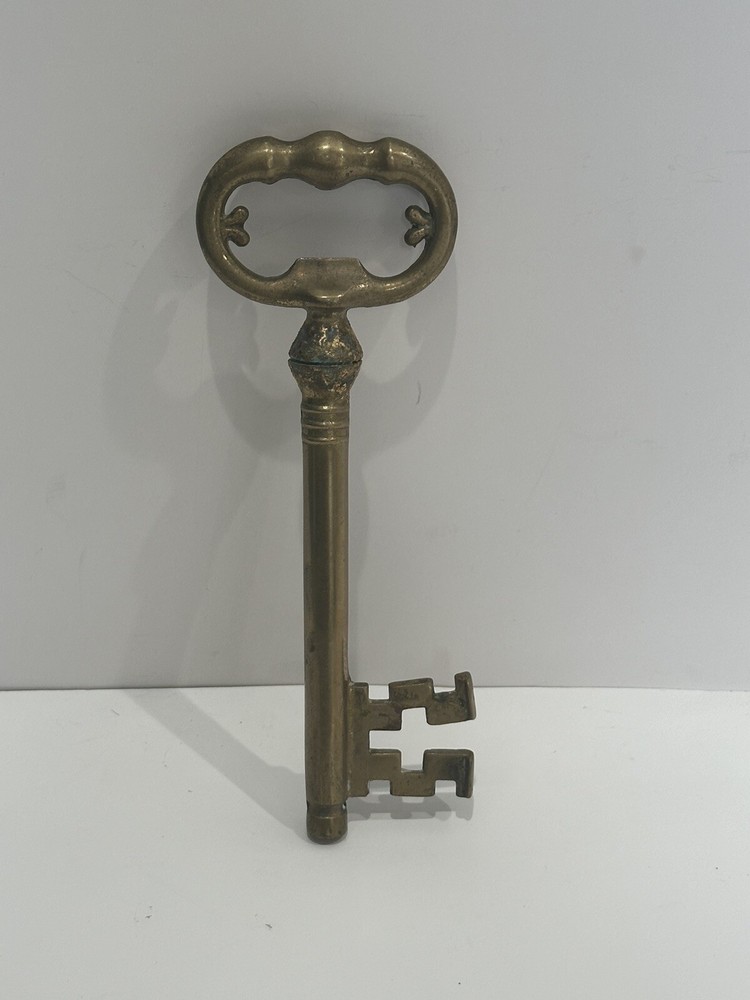Vintage Brass Key Decor 7 1/4”