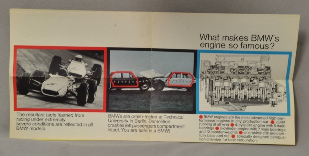 Bavaria's Unbeatable BMW brochure. Good Condition