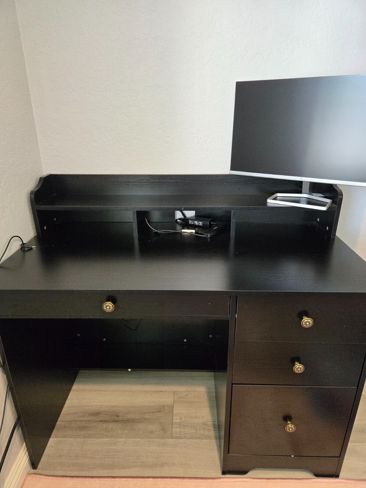 Sturdy New Office Desk Expresso Brown