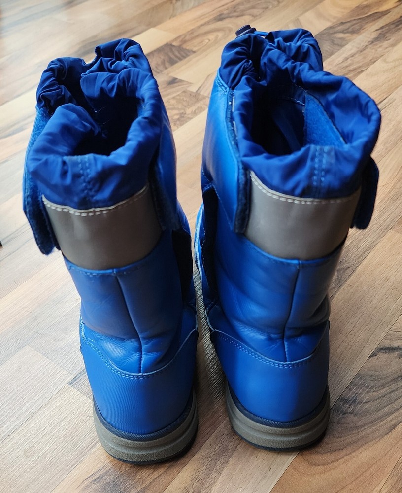 Lands End Boys Snow Boots Size 7M, Blue, Great Condition!