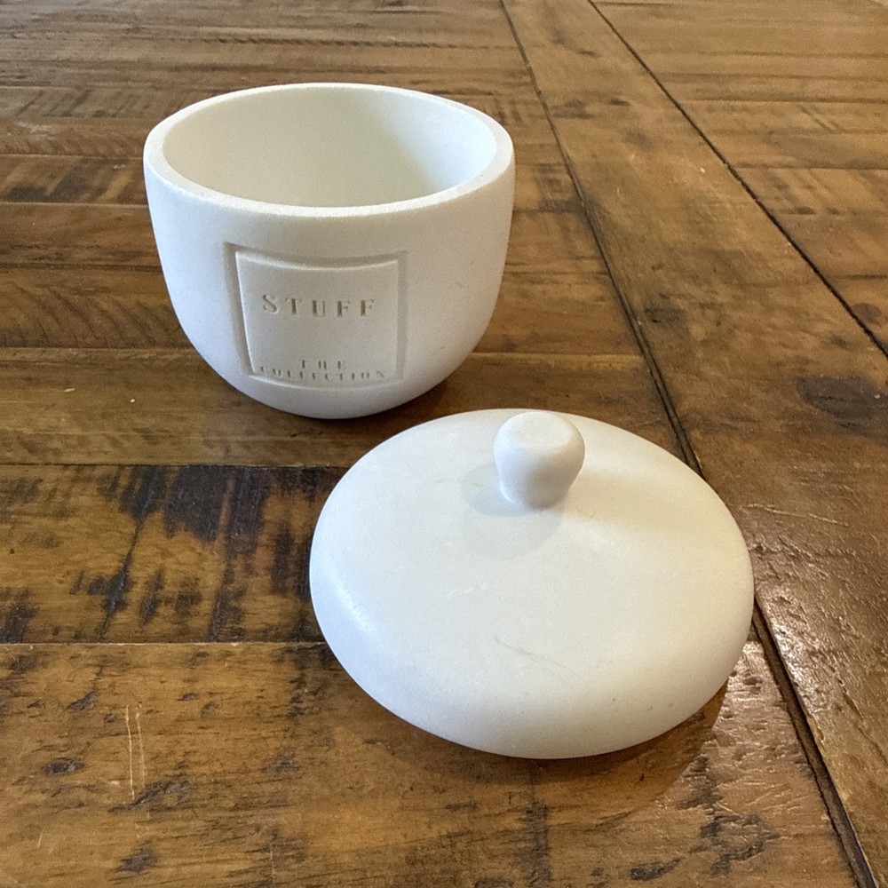 STUFF The Collection Ceramic Container CanisterJar LL Storage. Super Cute!