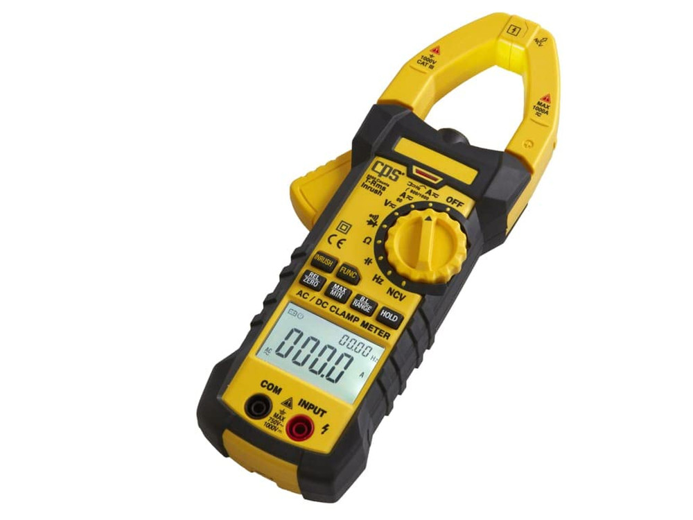 AC750 Multi-Functional Clamp Meter - AC/DC Measurement Tool, Black
