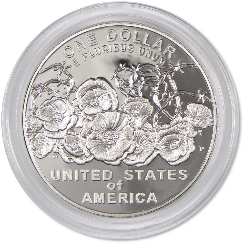 2018 P World War I Centennial Commemorative Silver Dollar Proof