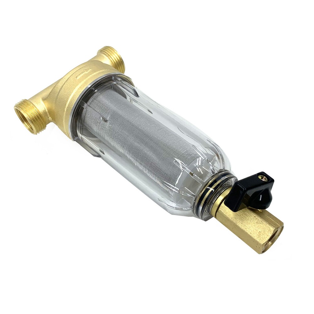 Water Pre Filter System 3/4" Tap Well Sediment Whole House Spin Down Filter 60μm