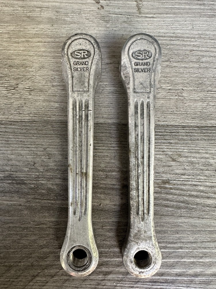 Vintage Bicycle Grand Silver Crank Arm