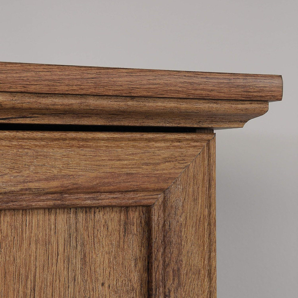 Vintage Oak Palladia Armoire - Elegant Storage Solution