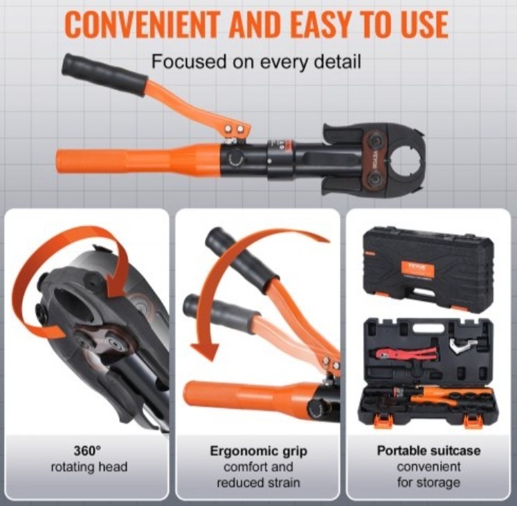 Vevor SD-1930-1 Hydraulic Pipe Crimping Tool