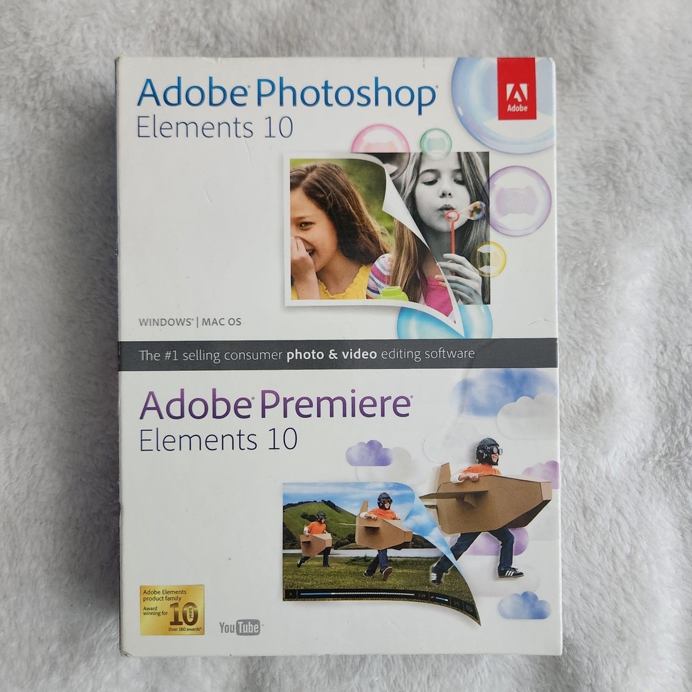 Adobe Photoshop Elements 10 for PC, Mac Includes serial number