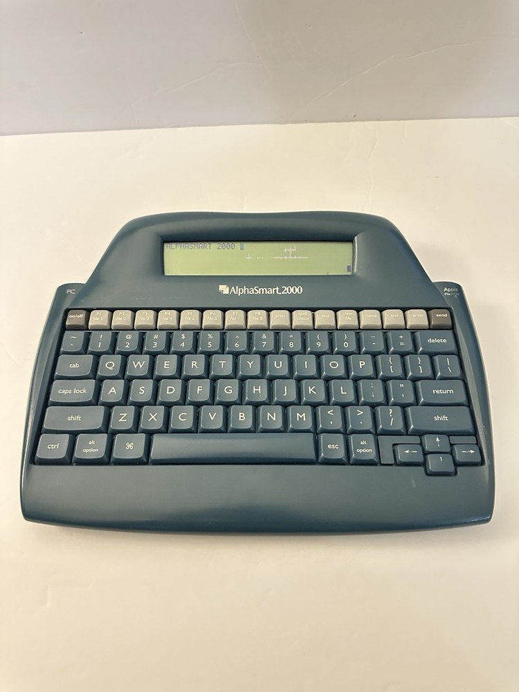 AlphaSmart, 2000 Portable Keyboard Word Processor With Owners Manual