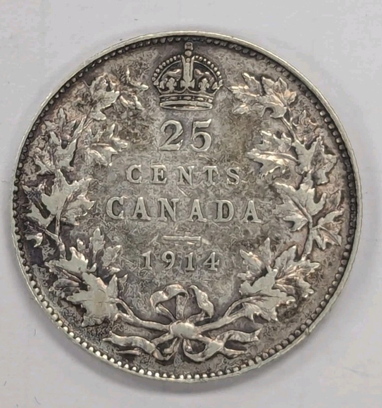 1914- Canada 25 Cent - #T197