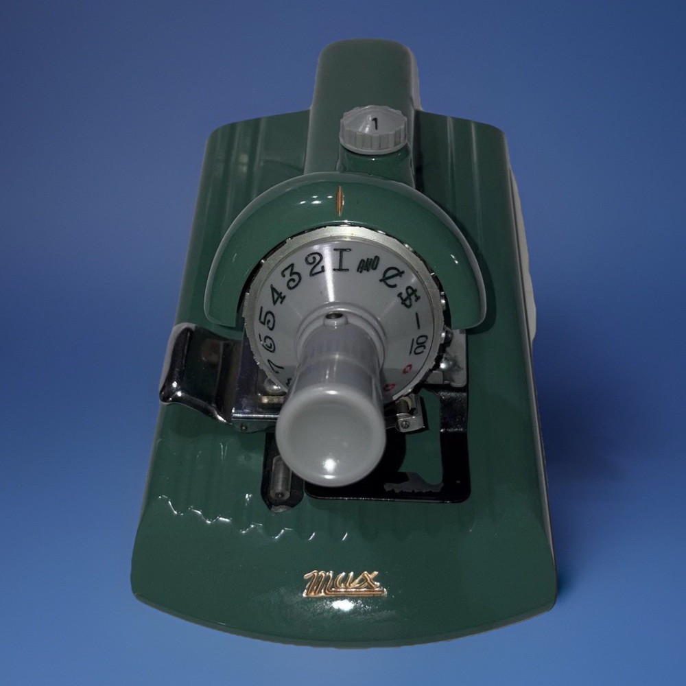 Vintage 1960s Working Letter Press MAX Check Writer Security Embosser Printer