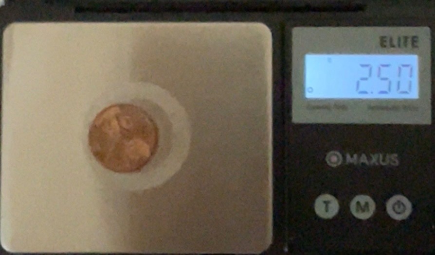 2018 lincoln penny no mint mark struck through error cent!