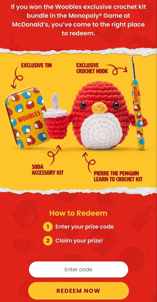 mcdonalds woobles bundles
