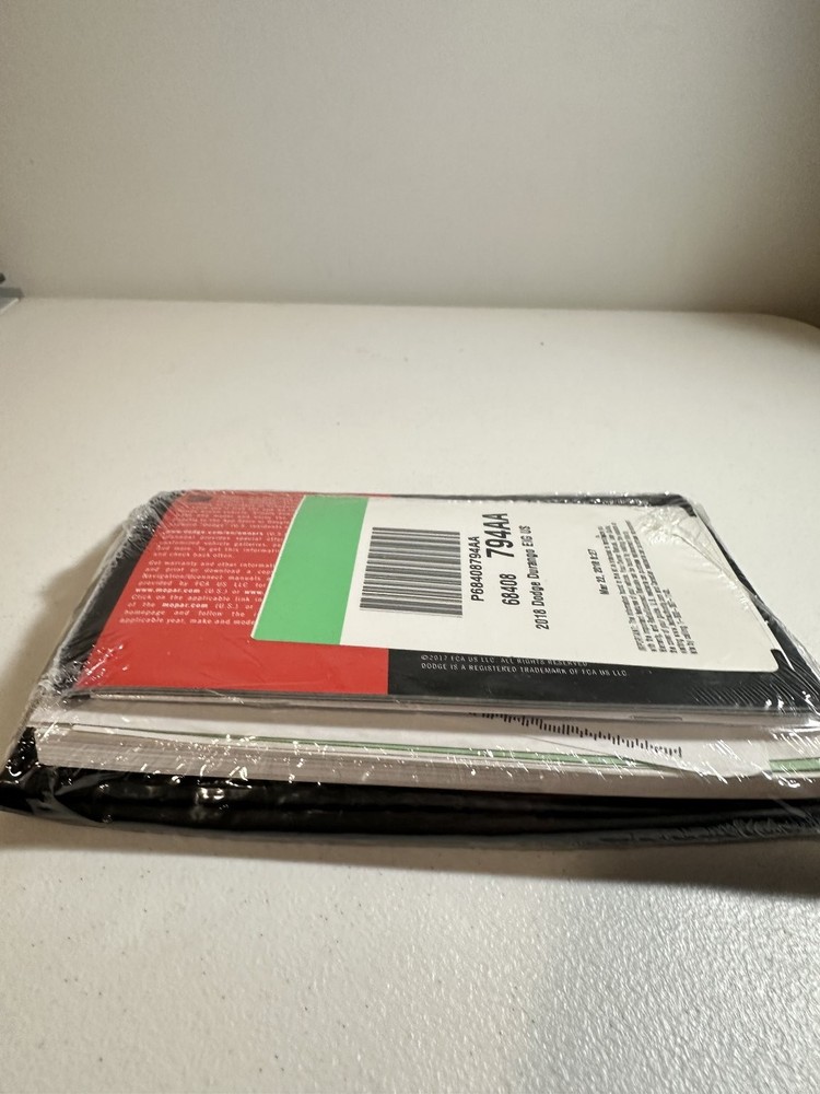 Dodge Durango EIG US Owner's Manual Set 2018