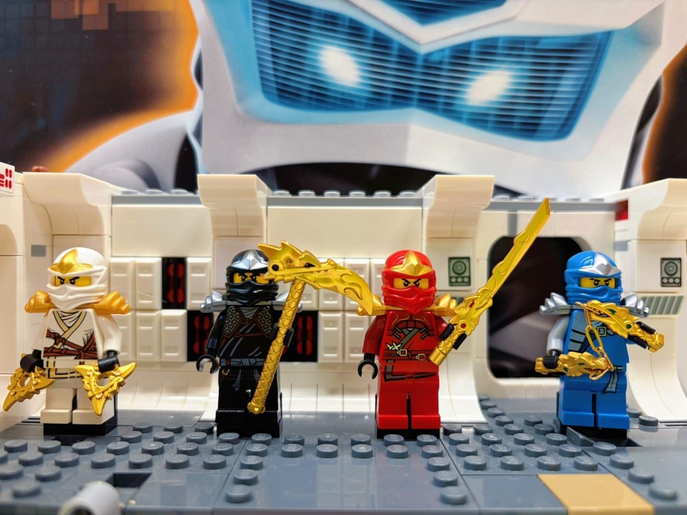 Ninjago Customized Golden Weapon Set 6+1