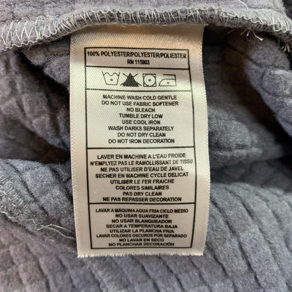 New Bermuda Sands Storm Dri 1/4 Zip Golf Pullover Jacket Gray Men’s Large