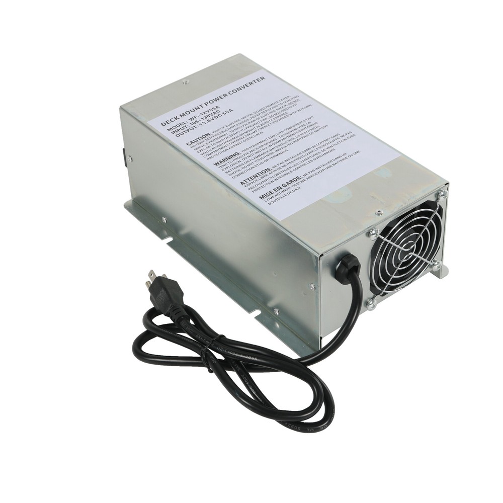 Converter 55 Amp Deck Power Converter Charger For RV Trailer Camper 12V WF-9855