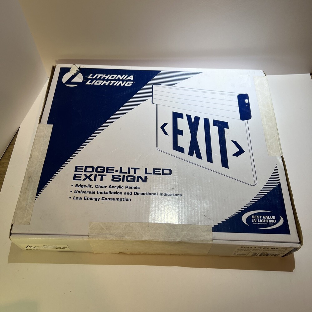 Lithonia Lighting LED Emergency Exit Sign (EDG1RELM6)