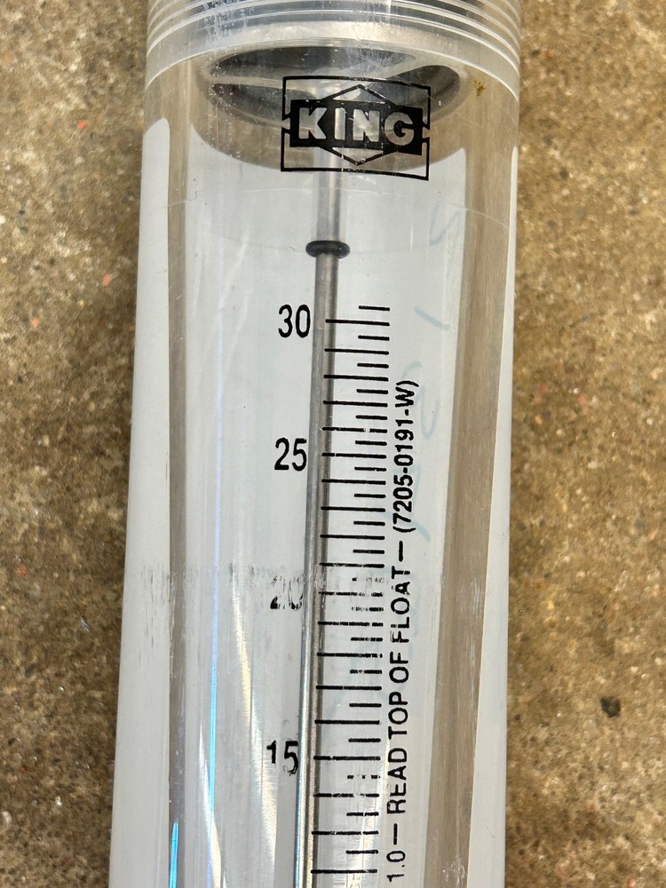 King Instrument MC9746K33 Flow Meter 30 GPM