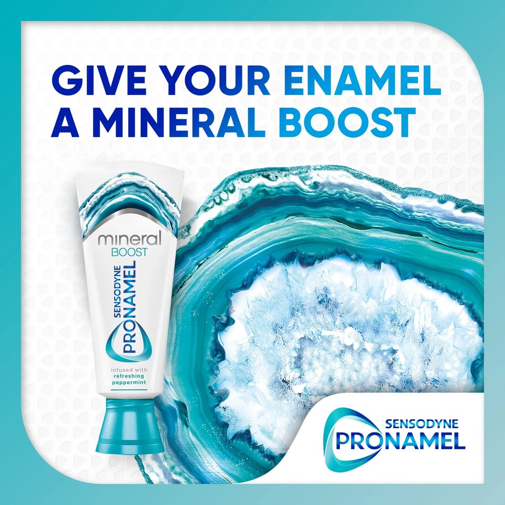 Sensodyne Pronamel Mineral Boost Refreshing Peppermint toothpaste 6 ~ 12 BUNDLE