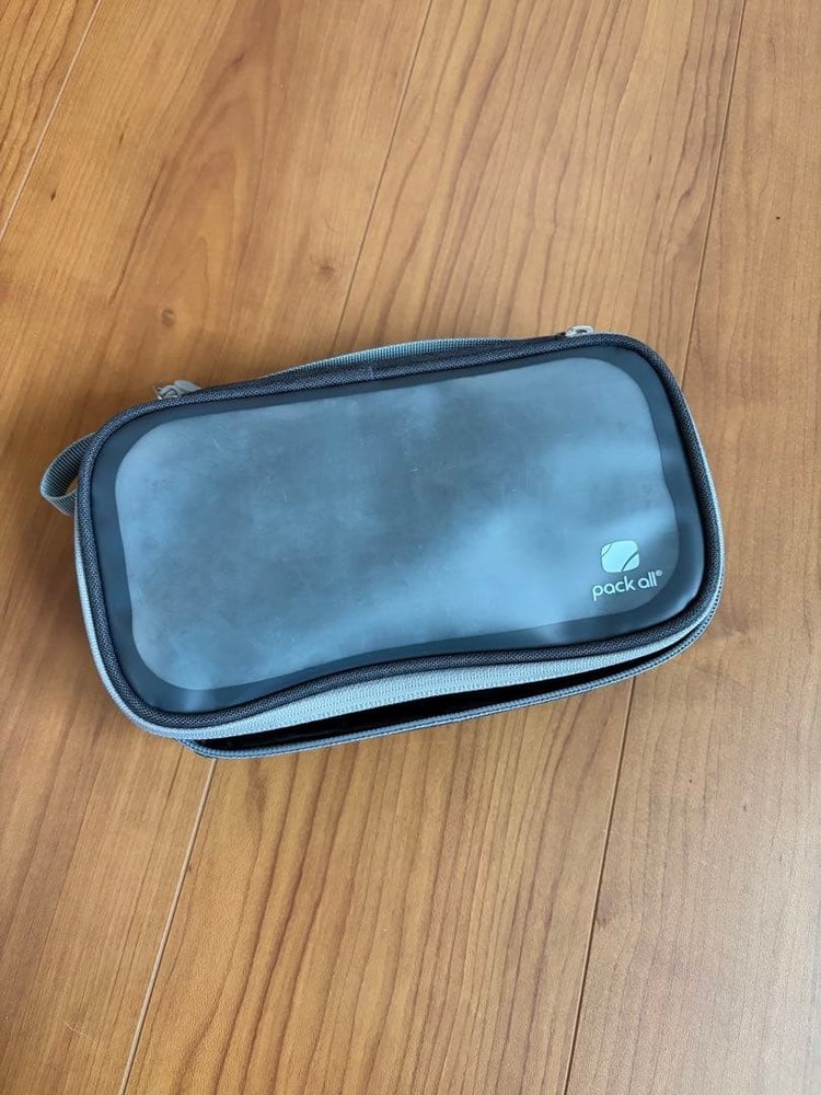 Gadget Pouch, Semi-Clear Material, Black