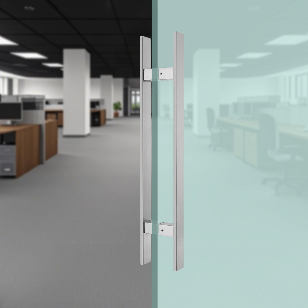 Stainless Steel Pull Handle Sliding Door Handle Double Sided Push Pull Handle