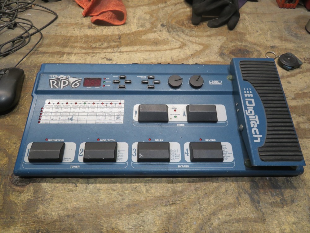 DigiTech RP6 Multi-Effect Guitar Processor Pedal - Used ( NO AC )