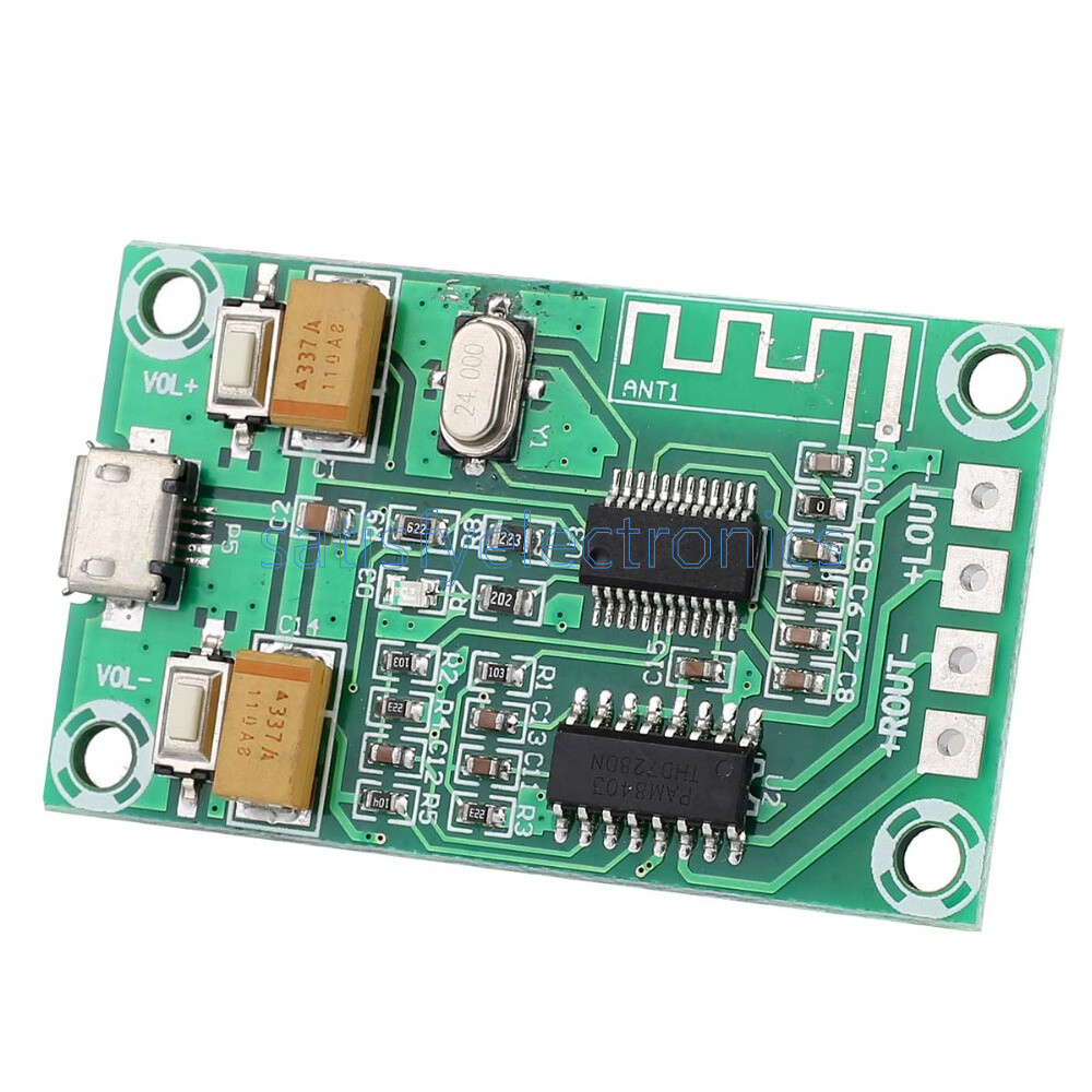 5V PAM8403 Micro USB Bluetooth Digital Audio Receiver Stereo Amplifier Board