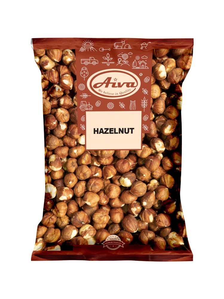 AIVA - HAZELNUTS / FILBERTS, Raw, No Shell, PREMIUM GRADE QUALITY 5 LB