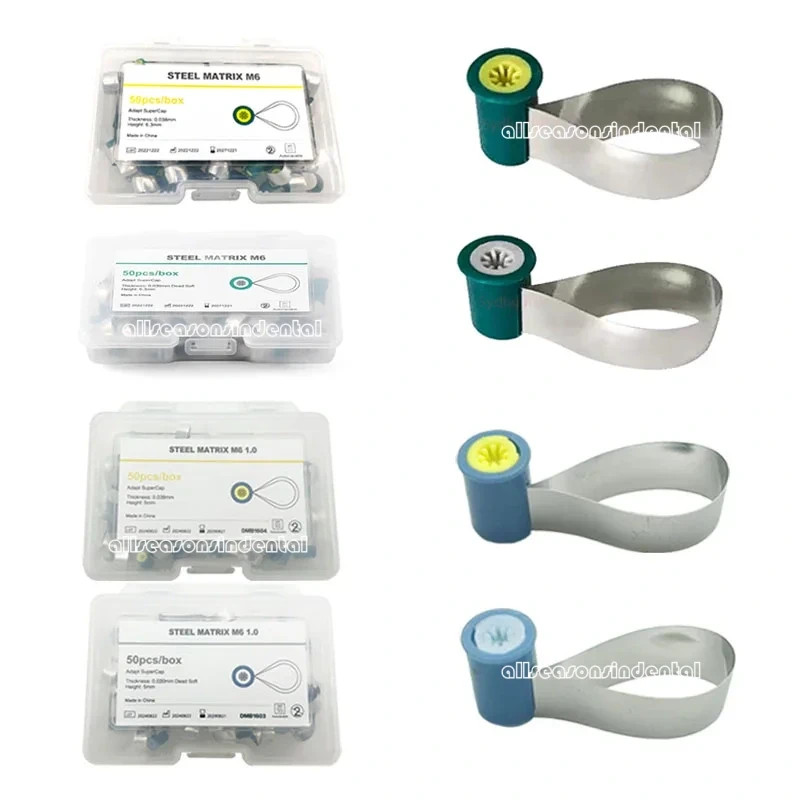 Dental M6 Reel Type Matrix Bands Contoured Matrices Anatomically Shaped Soft