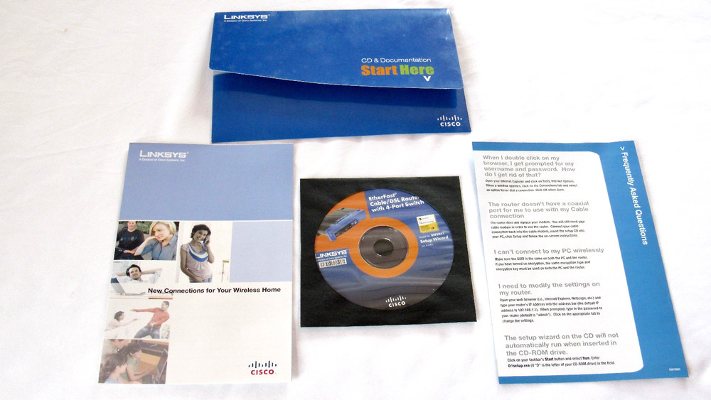 Linksys BEFSR81 8-Port Switch EtherFast Cable/DSL Router