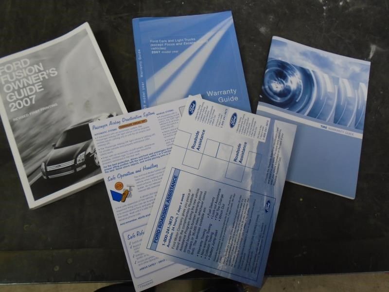 FUSION 2007 Owners Manual 1058051