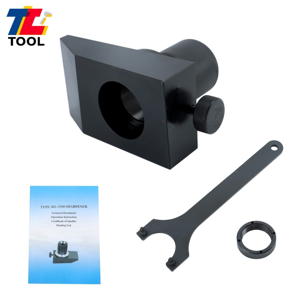 Efficient End Mill Sharpener With 5C Collet & Angle Grind Fixture