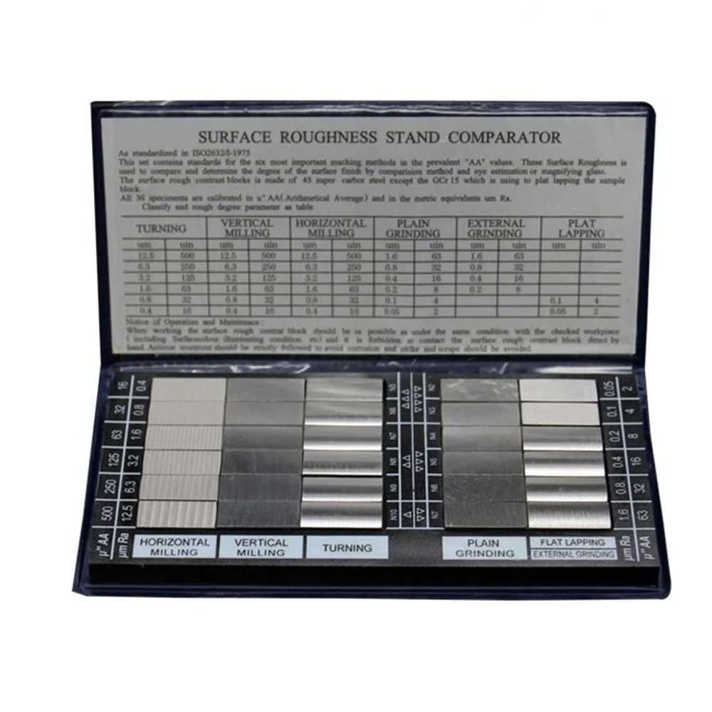 Sample Block Roughness 3 Flat Grinding 30pcs 6x3x3/8 Compare Conveniently