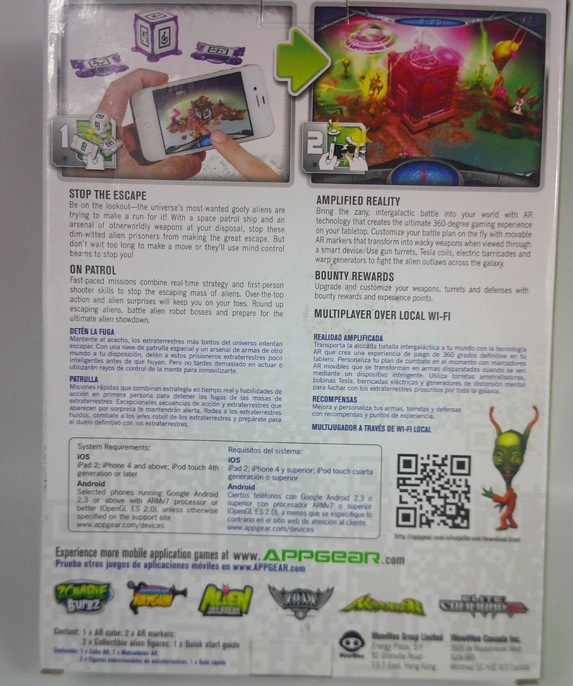 AppGear Alien Jail Break Mobile Application Game iPod iPhone iPad2 Android New