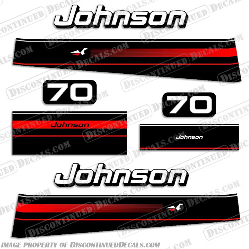 Fits Johnson 1994 1995 1996 70hp Decal Kit