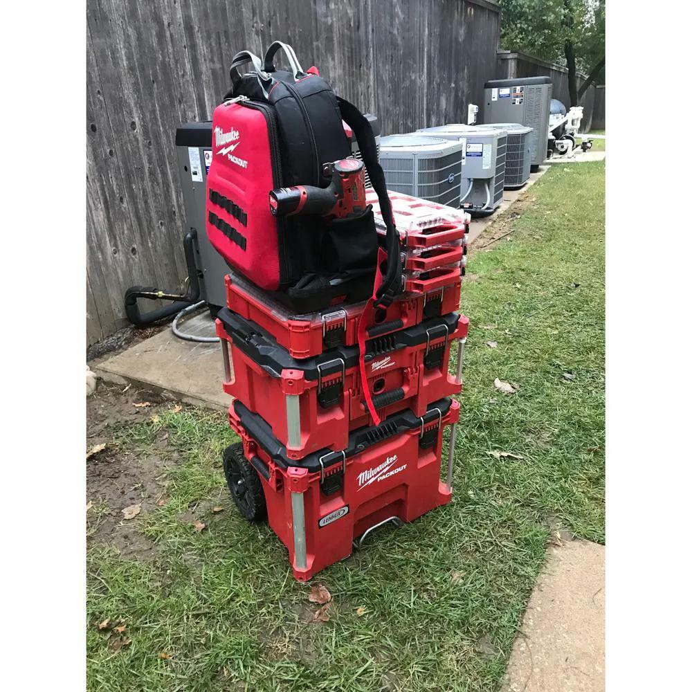 PACKOUT 5-Compartment Low-Profile Compact Small Parts Organizer