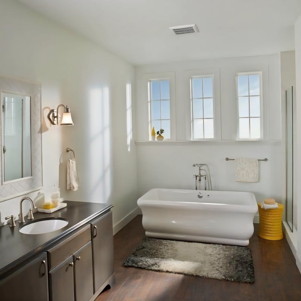 Flex Series 80-110 Selectable CFM, Room Side Installation, Bathroom Ceiling...