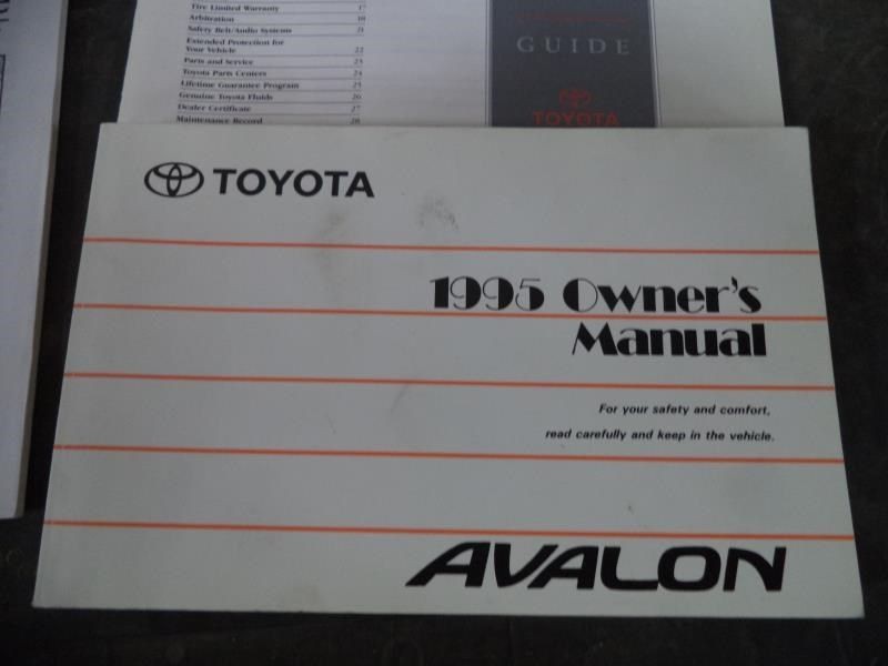 AVALON    1995 Owners Manual 969964
